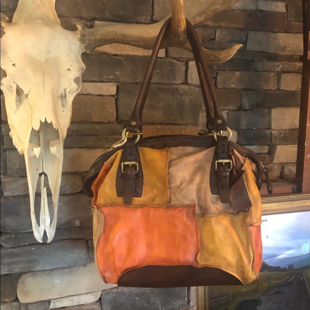 AS98 ‘Mabel’ Patchwork Leather Handbag